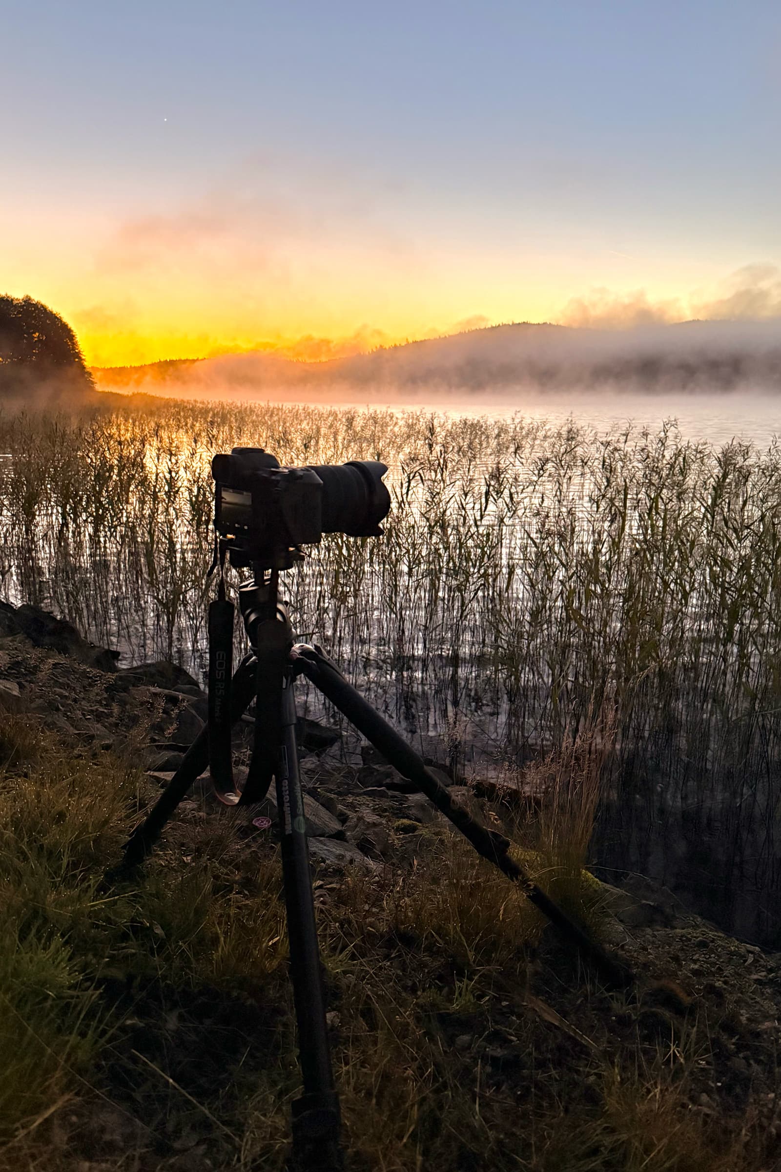 Woke up early to catch the sunrise.