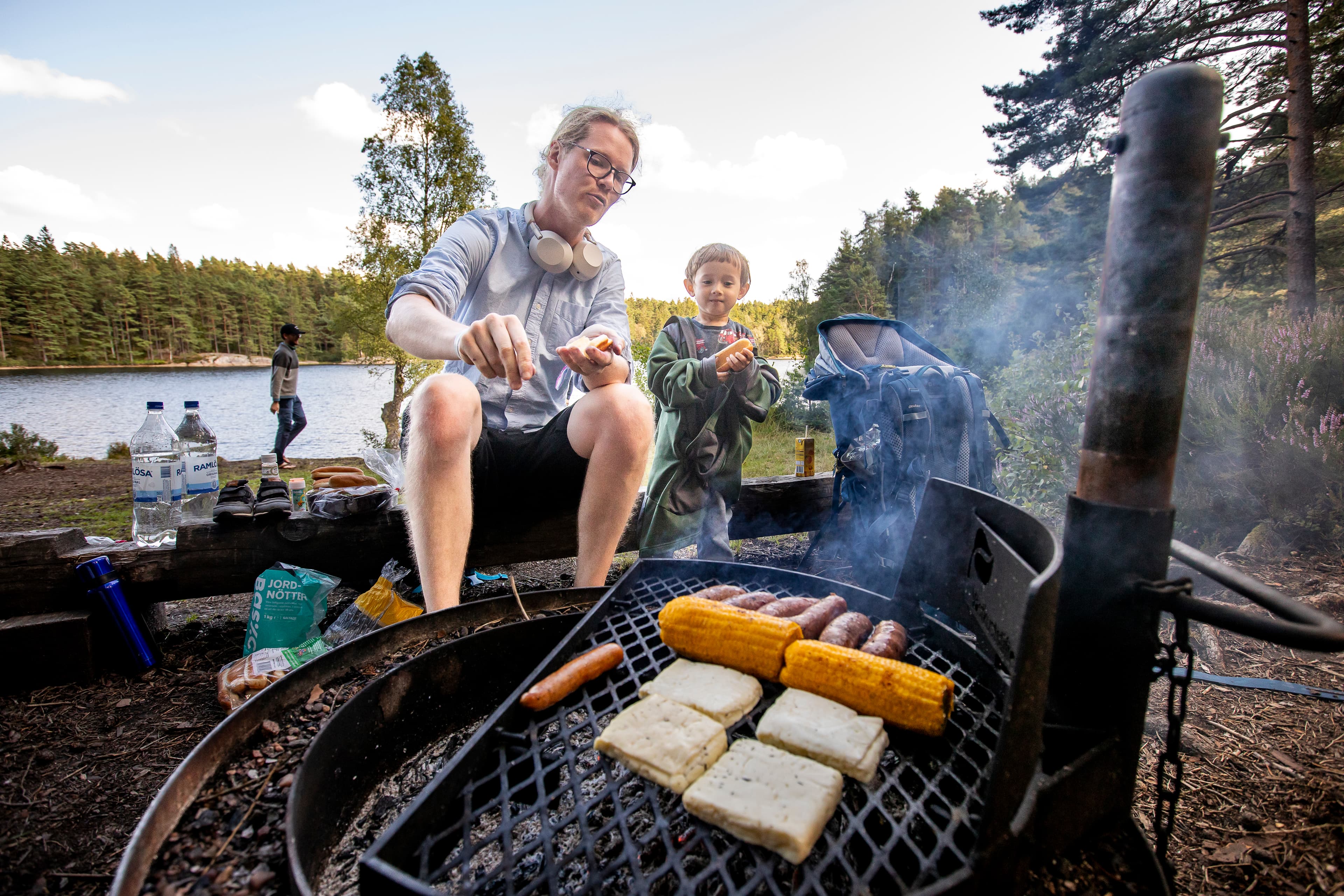 One of many barbecue dinners this summer.
