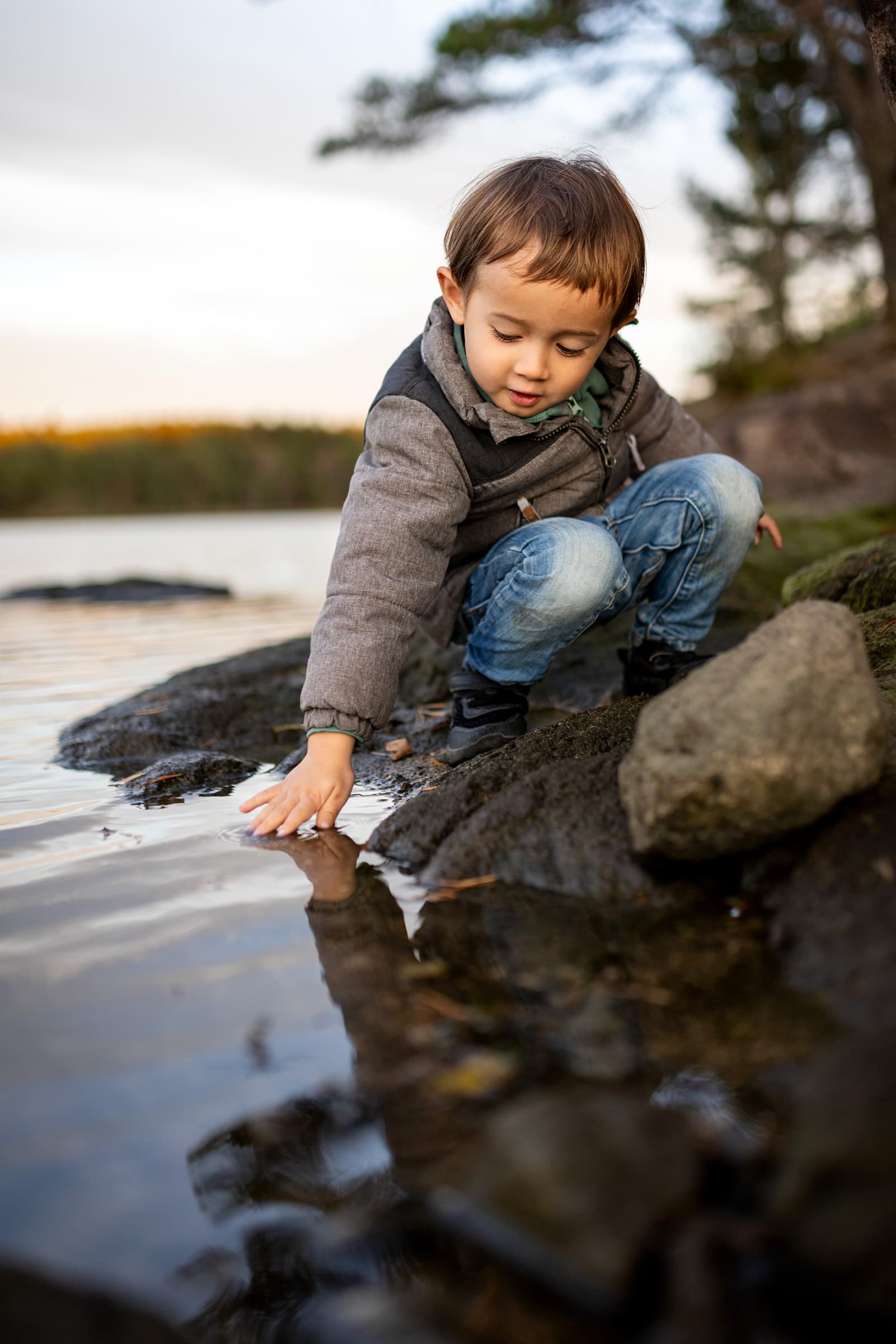 After work with Martin at Delsjön.
